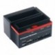 Szín: EU csatlakozó - Mobile Hard Disk Box HDD dokkoló állomás USB 2,5 hüvelykes 3,5 hüvelykes SATAI/II/III IDE Dual