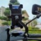 Szín: Szürke - Motorkerékpár Moto Bike Telefon Navigációs Tartó Kormánytámasz Visszapillantó tükör rögzítő klip