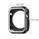 Szín: 38mm - Kétszínű védőburkolat szilikon Apple karórához 2/3 védőtok tok Apple Watch szíjhoz 42 mm 38 mm színes