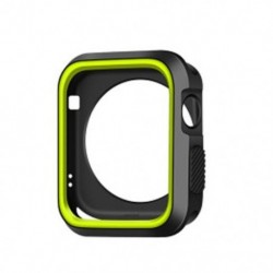 Szín: 42mm - Kétszínű védőburkolat szilikon Apple karórához 2/3 védőtok tok Apple Watch szíjhoz 42mm 38mm Color drop