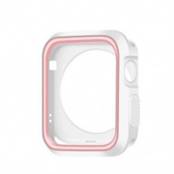 Szín: 38mm - Kétszínű védőburkolat szilikon Apple karórához 2/3 védőtok tok Apple Watch szíjhoz 42mm 38mm Color drop