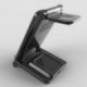 Fekete szín - 3 az 1-ben töltőállvány iWatch Apple Watch 6 5 4 2 AirPods Pro Qi 15 W vezeték nélküli gyorstöltő