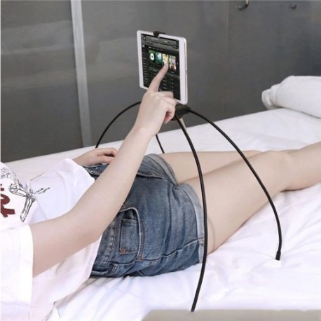 Állítható Lazy Phone Pad Állvány Tartó Tablet Póktartó Összecsukható Stabil íróasztal Ágy Autó Fürdőszoba Több