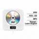 Szín: AU - BT Falra szerelhető DVD/CD lejátszó Bluetooth-kompatibilis távirányítóval Sztereó FM rádió HiFi Zene