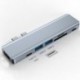 Szín: 7 az 1-ben - USB 3.1 Type-C Hub HDMI-kompatibilis adapterhez USB C hub Hub 3.0 TF SD Reader Slot PD-vel MacBook Pro/Air