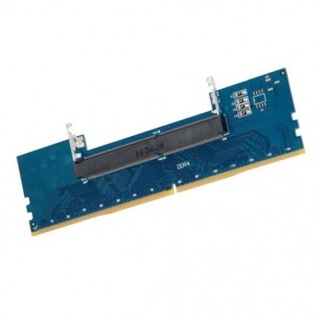 Laptop DDR4 RAM-asztali adapterkártya memória teszter SO DIMM-DDR4 átalakító DIMM RAM-adapter bővítő átviteli kártya