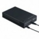 Szín: EU csatlakozó - 3,5 hüvelykes HDD USB 3.1 tok C típusú merevlemez-ház USB C-SATA külső merevlemez-olvasó 3,5