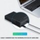 Szín: EU csatlakozó - 3,5 hüvelykes HDD USB 3.1 tok C típusú merevlemez-ház USB C-SATA külső merevlemez-olvasó 3,5