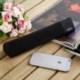 Fekete Mini Soundbar Kompakt hordozható vezeték nélküli sztereó HiFi Bluetooth-kompatibilis hangszóró
