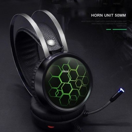 Zenei játék fejhallgató mikrofonos fejhallgatóval Surround USB 7.1&3.5MM vezetékes fülhallgató PC számítógéphez X box