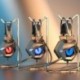 Szín: Színes - SY-G15MV Gaming Headset Hang Vibrációs Headset Mikrofonnal Sztereó Basszus Zajszűrő PS4 Fejhallgató LED