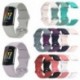 Szín: L piros - 20 mm-es sportszíjak Samsung Galaxy Watch 3 41 mm-es Galaxy Active 40 mm-es és Galaxy Watch Active 2 szilikon