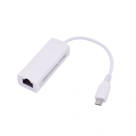 Micro USB Ethernet hálózati kártya adapter Micro USB Ethernet RJ45 rendszerhez Windows 7/8/10 Android Tablet IC Ethernet LAN