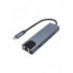 USB C HUB 3.0 USB C típusú adapterhez 4K HDMI-kompatibilis Type C hub USB Splitter 3 USB C dokkolóállomás RJ45 Macbook Pro