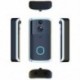 Fekete szín - M7 WIFI csengő Smart Home vezeték nélküli telefon ajtócsengő kamera biztonsági videó kaputelefon 720P HD