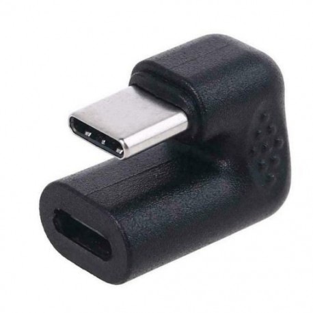U-alakú, 180 fokos derékszögű USB 3.1 Type C dugasz-alj USB-C átalakító adapter okostelefonhoz Samsung Xiaomi Huaweihez