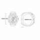 Szín: ezüst - HW21 Smart Watch Férfi Női IP67 Vízálló Bluetooth-kompatibilis alvásfigyelő Fitness Pulzusmérő Smart