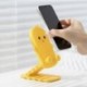 Szín: Barna - Aranyos állítható telefontartó állvány iPhone IPad hordozható asztali táblagép telefontartó asztali