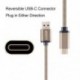 Szín: ezüst - LESHP Tartós, könnyű, biztonságos fém héj, nylon fonott, nagy áramerősségű USB3.0A-C típusú USB