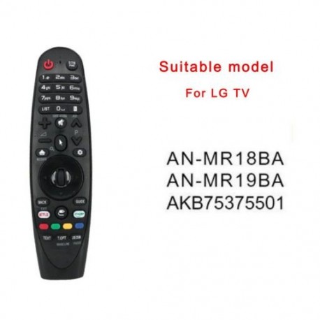 Fekete szín - Infravörös távirányító LG Select 2018 2019 AI ThinQ Smart TV SK9500, W8, E8, C8, B8 Smart Home TV