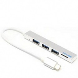 USB C HUB USB 2.0 Type C 4 portos Multi USB Splitter Adapter OTG HUAWEI Xiaomi Lenovo Macbook PC számítógép-tartozékok USB