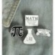 Fém színe: xz4349 - 10 DB / LOT Love Math Zománc Pins Egyedi π Inspire Lab Oktatási Bross Lapel Jelvénytáska Rajzfilm