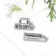 Fém színe: XZ2769 - 10 DB / LOT Coffee Mind Enamel Pin Thinking Progress Bar Jelvény Coffee Life Bross Egyedi hajtóka tűs