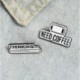 Fém színe: XZ2769 - 10 DB / LOT Coffee Mind Enamel Pin Thinking Progress Bar Jelvény Coffee Life Bross Egyedi hajtóka tűs