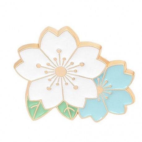 Fém színe: XZ3350 - Virág bross szimuláció Virág növény bross liliom tulipán napraforgó írisz Morning Glory lótusz