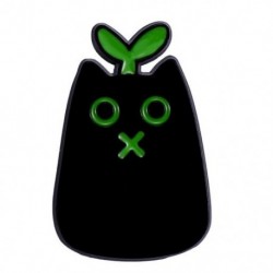 Fém színe: XZ7225 - punk Stílus Kis Rajzfilm Aranyos Fekete Macska Forma Fém Zománc Bross Divat Kreatív Állat Kitűző