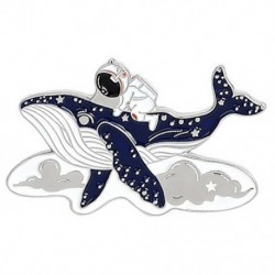 Fém színe: XZ2978 - Bálna bross Tengeri állat bross Save Ocean Save Bálnazománc Ruházati Kiegészítők Hátizsák Bross
