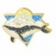 Fém színe: XZ3676 - Bálna bross Tengeri állat bross Save Ocean Save Bálnazománc Ruházati Kiegészítők Hátizsák Bross