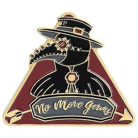 Fém színe: XZ2981 - Pestis orvos csőrötvözet cowboy jelvény kreatív vad varjú bross tű Rajzfilm bross hajtóka tűk