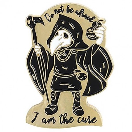 Fém színe: XZ3002 - Pestis orvos csőrötvözet cowboy jelvény kreatív vad varjú bross tű Rajzfilm bross hajtóka tűk