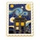 Fém színe: XZ5825 - Van Gogh olajfestmény bross Van Gogh bross galaxis bross csillag Hold Napraforgó fibula Art bross Van