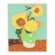 Fém színe: XZ3155 - Van Gogh olajfestmény bross Van Gogh bross galaxis bross csillag Hold Napraforgó fibula Art bross Van