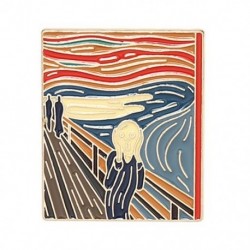 Fém színe: XZ3157 - Van Gogh olajfestmény bross Van Gogh bross galaxis bross csillag Hold Napraforgó fibula Art bross Van