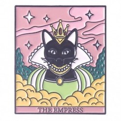 Fém színe: XZ6448 - Punk stílusú Tarot sorozat Bross Hold Nap Csillag Bross Koponya Festék Halloween Ruházat