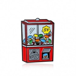 Fém színe: CC238 - Game Machine Enamel Pins A JÁTÉK VÉGE! Játékos Kézi játékvezérlő Bross Retro Game Lovers Pins