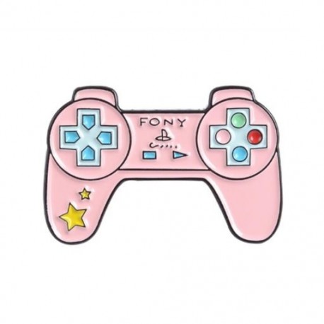 Fém színe: CC1229 - Game Machine Enamel Pins A JÁTÉK VÉGE! Játékos Kézi játékvezérlő Bross Retro Game Lovers Pins