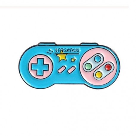Fém színe: XZ2328 - Game Machine Enamel Pins A JÁTÉK VÉGE! Játékos Kézi játékvezérlő Bross Retro Game Lovers Pins