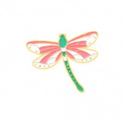 Fém színe: XZ5496 - Kínai tintával festett zománctű Egyedi Lotus Dragonfly Koi Butterfly Bee brosstáska hajtóka jelvény