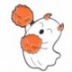 Fém színe: XZ5276 - Ghost Bross Ghost Cat bross Halloween Ghost Grave Ruházat Kiegészítők Hátizsák Bross Jelvény