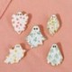 Fém színe: XZ6792 - Ghost Bross Ghost Cat bross Halloween Ghost Grave Ruházat Kiegészítők Hátizsák Bross Jelvény