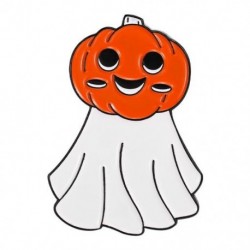 Fém színe: XZ6795 - Ghost Bross Ghost Cat bross Halloween Ghost Grave Ruházat Kiegészítők Hátizsák Bross Jelvény