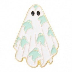 Fém színe: XZ6777 - Ghost Bross Ghost Cat bross Halloween Ghost Grave Ruházat Kiegészítők Hátizsák Bross Jelvény