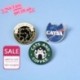 Fém színe: XZ3721 - Cats Club Zománc Pin Cat Planet Moon Cafe Mancs Jelvény Egyedi cica Bross Féktűs Farmer ing Táska