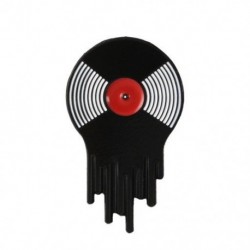Fém színe: XZ1598 - Punk Zene Lovers Zománc Pin Jó hangulatú kazetta DJ Vinyl Record Player kitűző bross Lapel pin Farmer