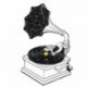 Fém színe: XZ2002 - Punk Zene Lovers Zománc Pin Jó hangulatú kazetta DJ Vinyl Record Player kitűző bross Lapel pin Farmer