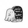 Fém színe: XZ5948 - Fekete Humor zománctűk Egyedi Boo Ghost Idézetek Brossok Azt hiszem, meghaltam MOST OKÉL FÜGGŐZŐ